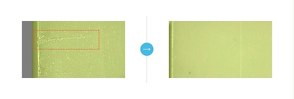 表面状态(24小时 Sani-Cloth AF3 暴露后)